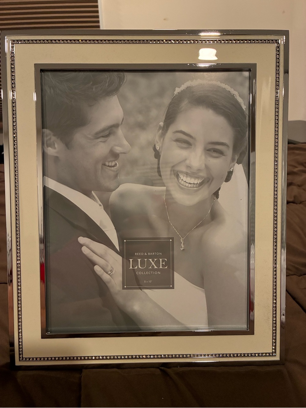 Reed & Barton Silver and Cream Luxe Picture Frame